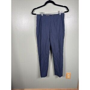 Brooks Brothers Pants Womens 2 Navy Blue Lanificio Campore Fabric Woven In Italy